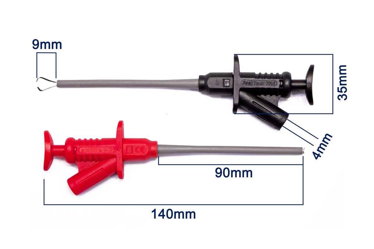 Tapping clamps for Digital Multimeter; 5 A, P 7010