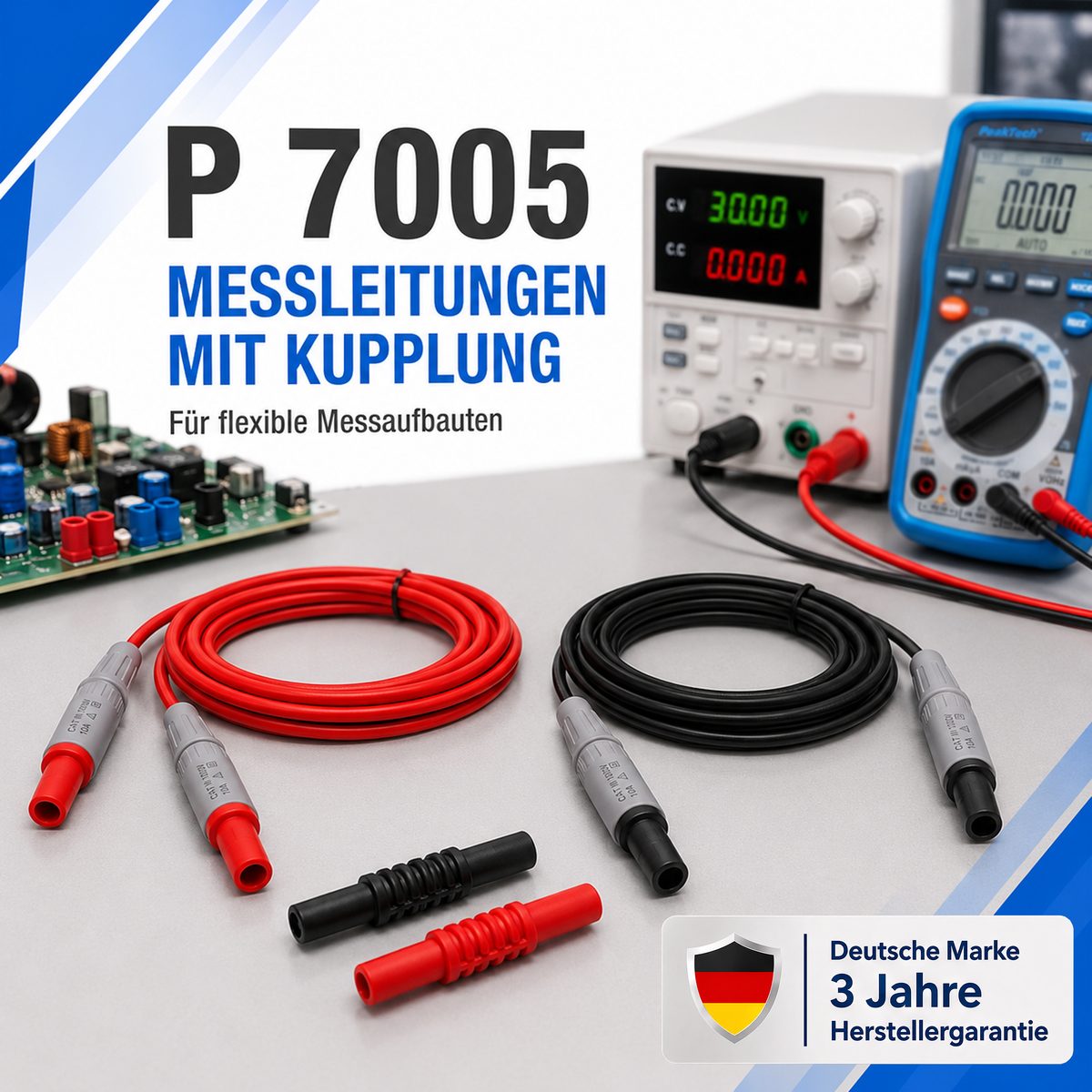 Test Leads for Digital Multimeter with extension, P 7005