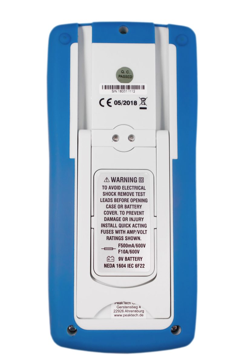 Digital multimeter, 4000 counts, 600 V AC/DC, P 3340