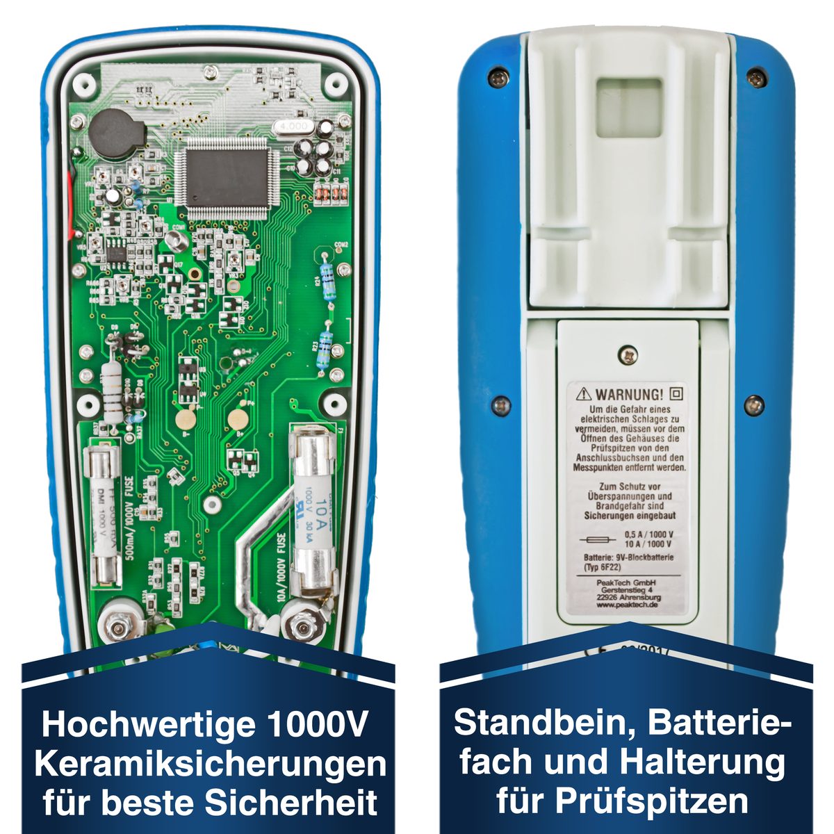 Digitāls multimetrs, 40000 vienību indikācija, IP67, True RMS, P 3360