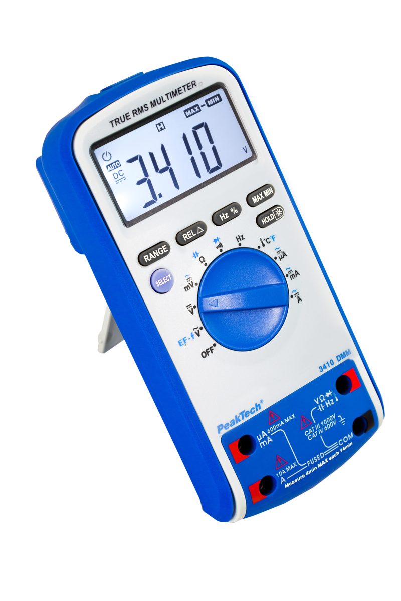 Digital multimeter, 6000 counts, True RMS, P 3410
