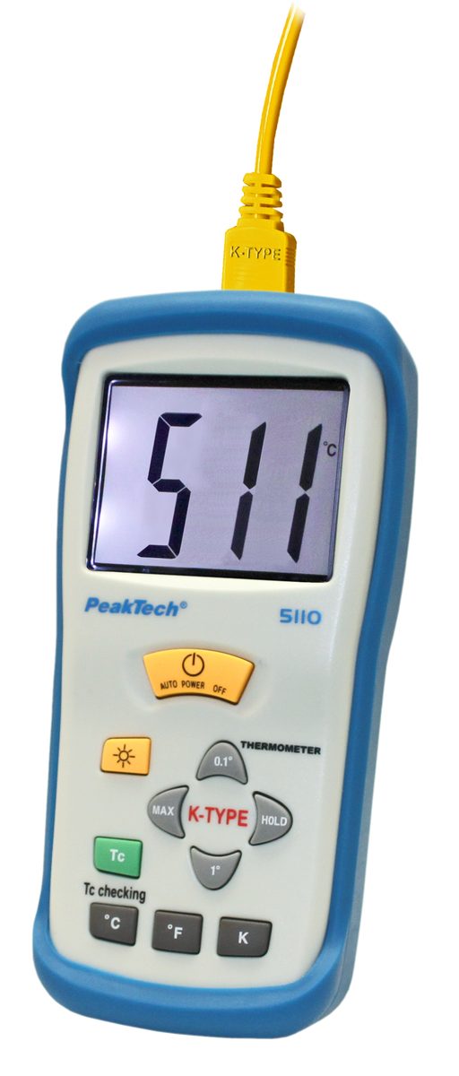 Digitāls termometrs, K tips, −50…+1300 °C, P 5110
