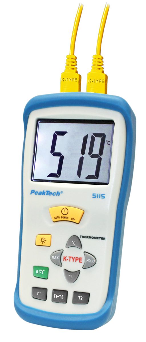 Digital thermometer, type K, −50…+1300 °C, P 5115