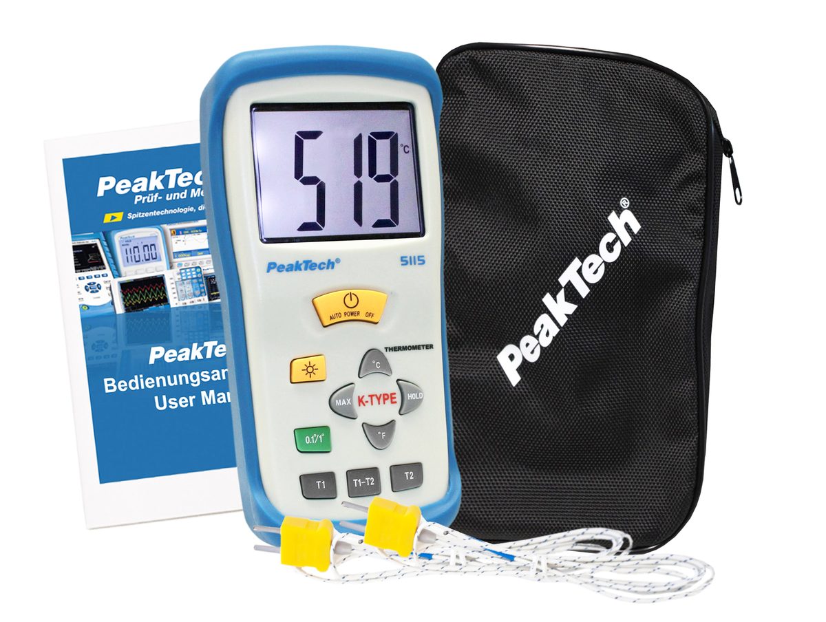 Digital thermometer, type K, −50…+1300 °C, P 5115