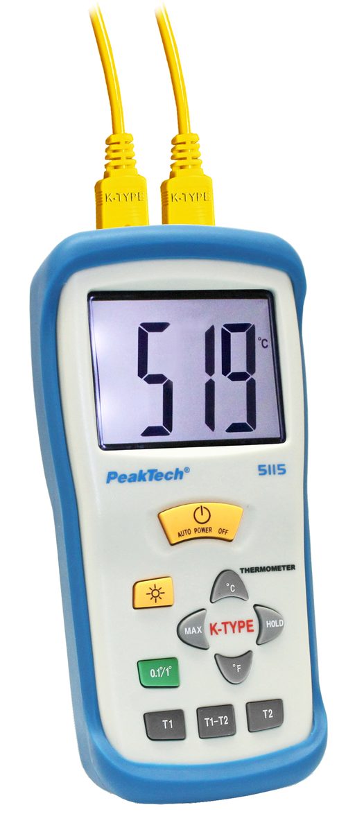 Digital thermometer, type K, −50…+1300 °C, P 5115