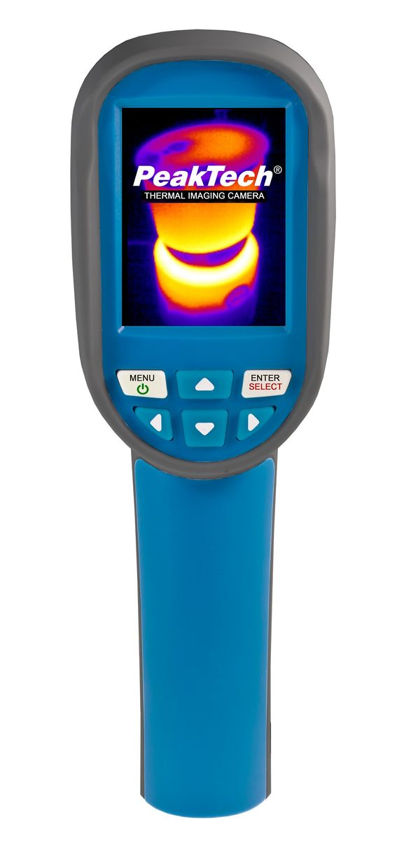Thermal imaging camera, 220 × 160 pixels, −20…+550 °C, photo and video, P 5610 B