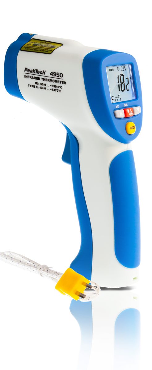 2 in 1 IR-/Typ-K-Thermometer, P 4950