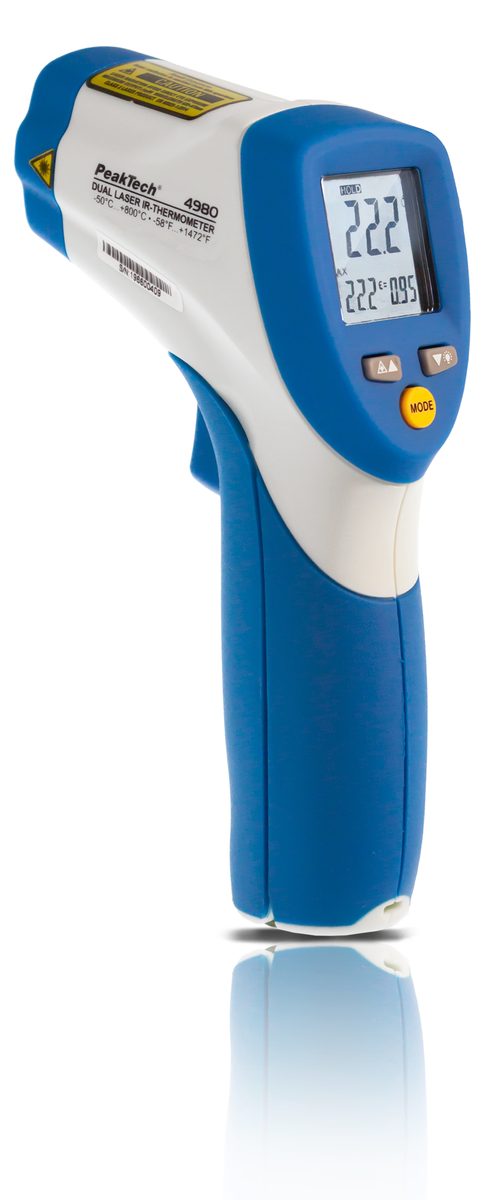 Dual-Laser IR-Thermometer, -50... +800°C, P 4980