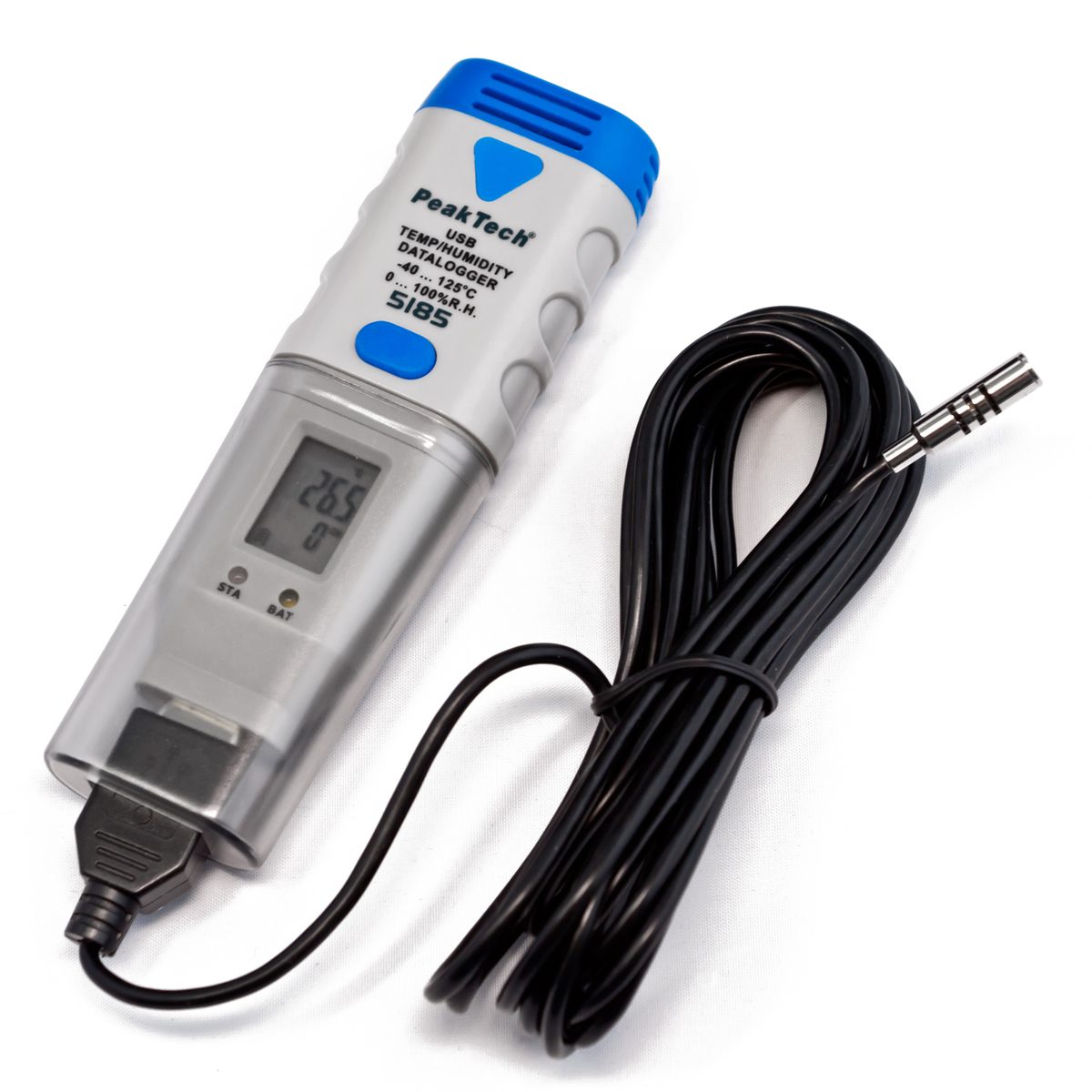USB data logger for temperature and humidity, P 5185