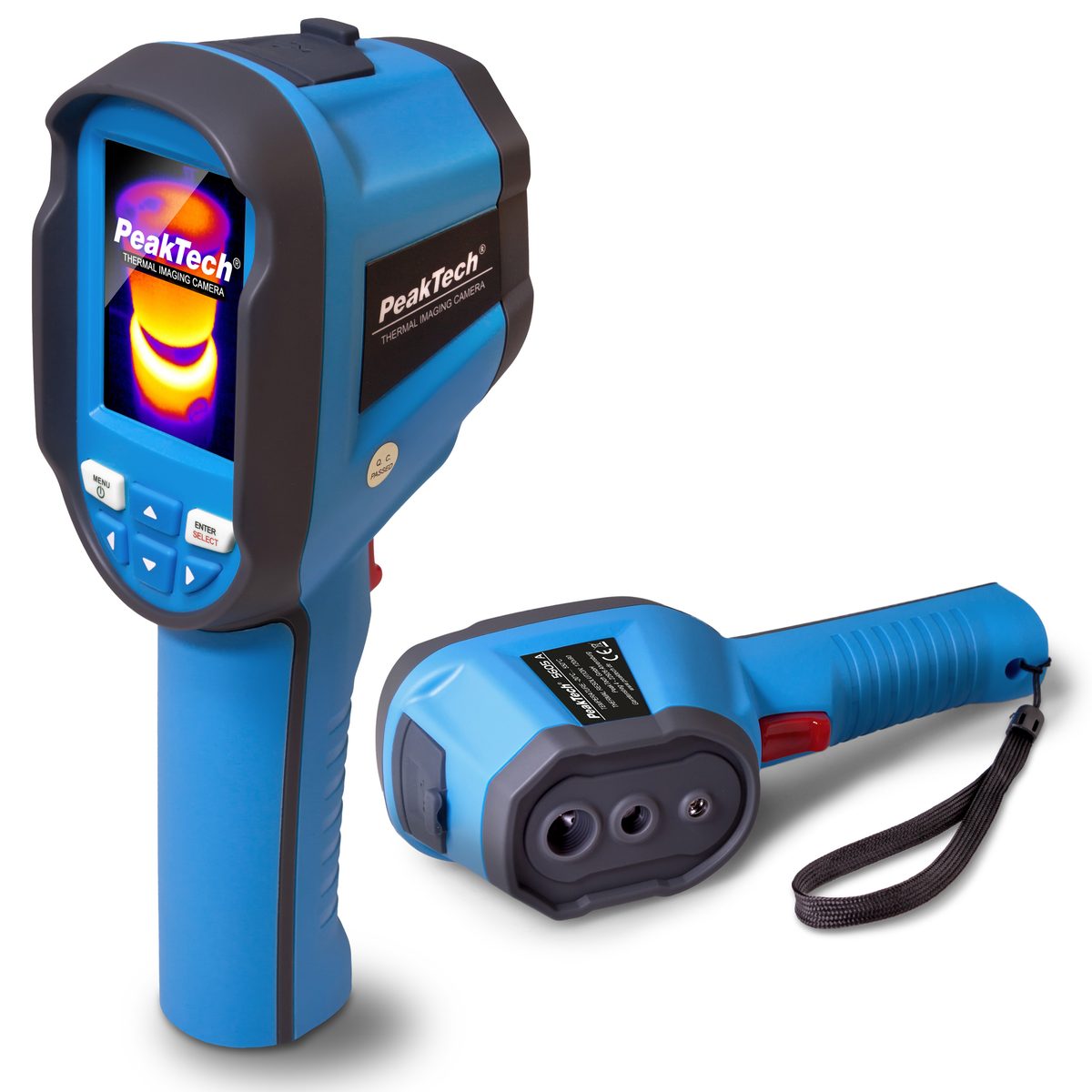Thermal imaging camera, 120 × 90 pixels, −20…+550 °C, photo and video, P 5605 A
