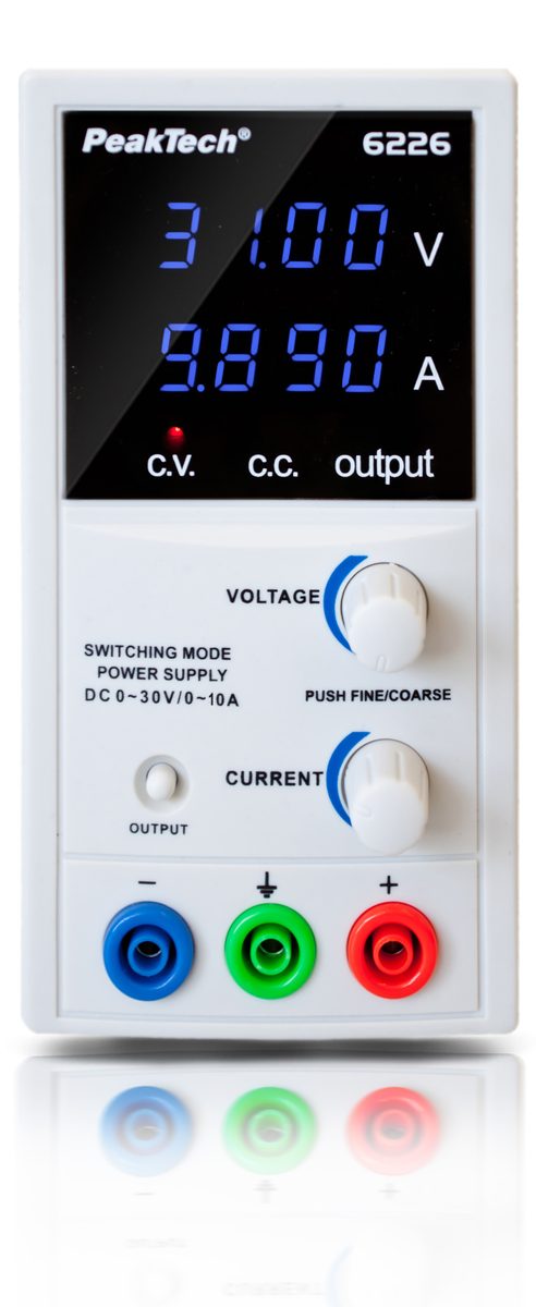 Impulsu barošanas avots 0 - 30 V / 0 - 10 A DC, P 6226