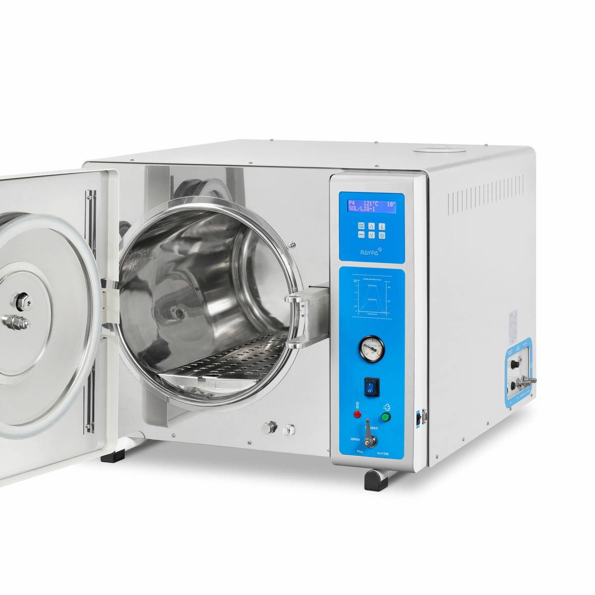 Front-loading benchtop autoclaves without drying, AHS-N series