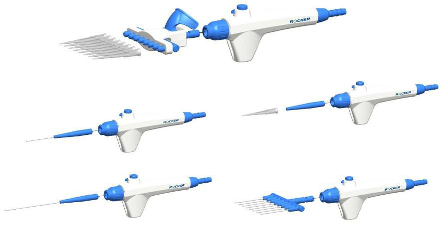 Atsūkšanas sistēma BioDolphin UniversalKit ar adapteriem