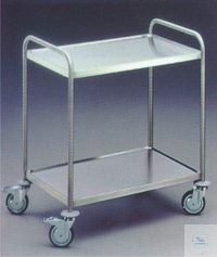Laboratorijas transporta ratiņi 800 x 500 mm, 3 līmeņi
