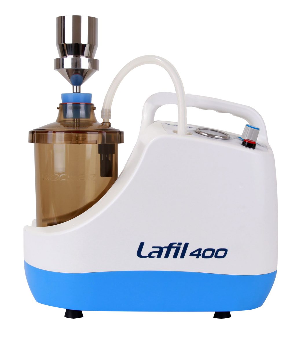 Lafil 400 vakuuma filtrācijas sistēma, 22/25 l/min, 720 mmHg, ar integrētu vakuuma sūkni