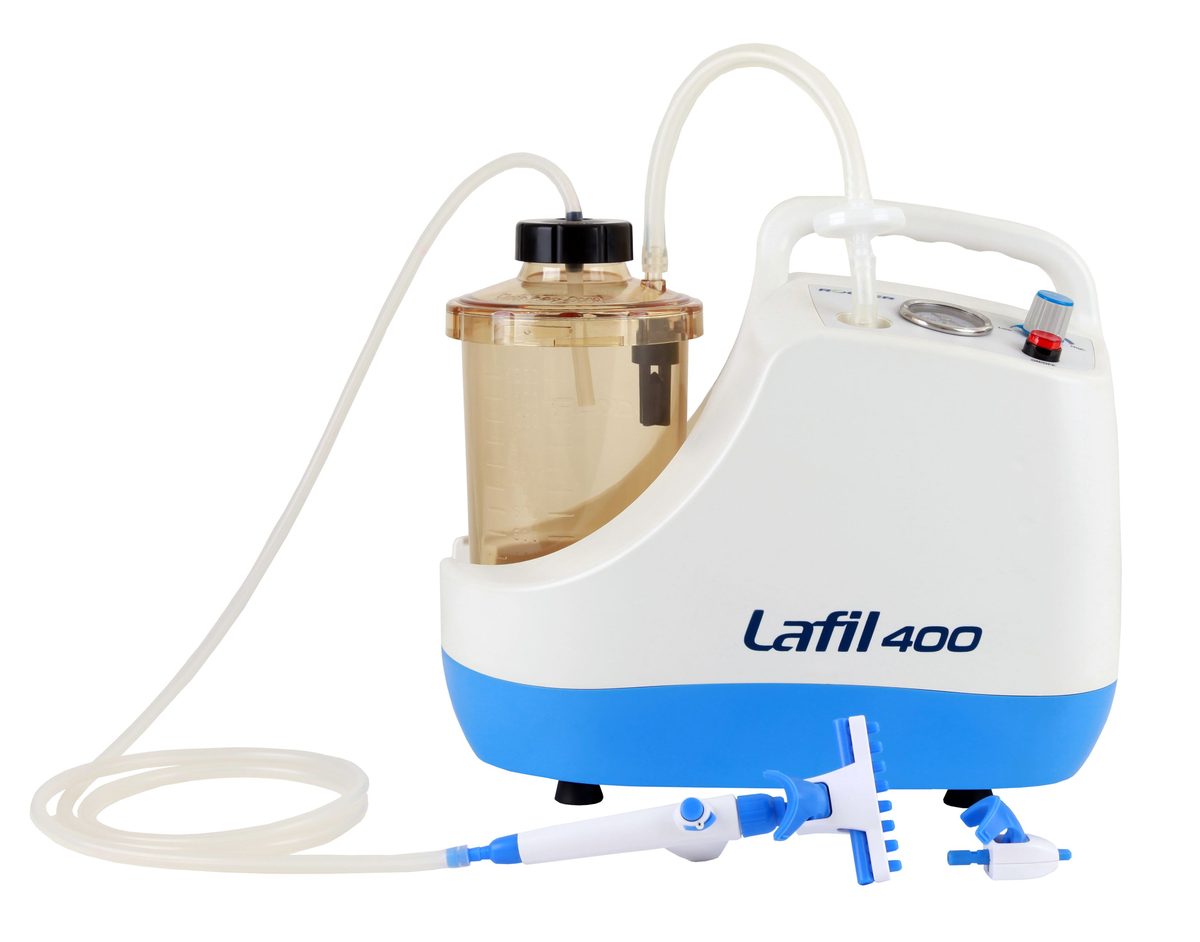 Lafil 400 vakuuma filtrācijas sistēma, 22/25 l/min, 720 mmHg, ar integrētu vakuuma sūkni