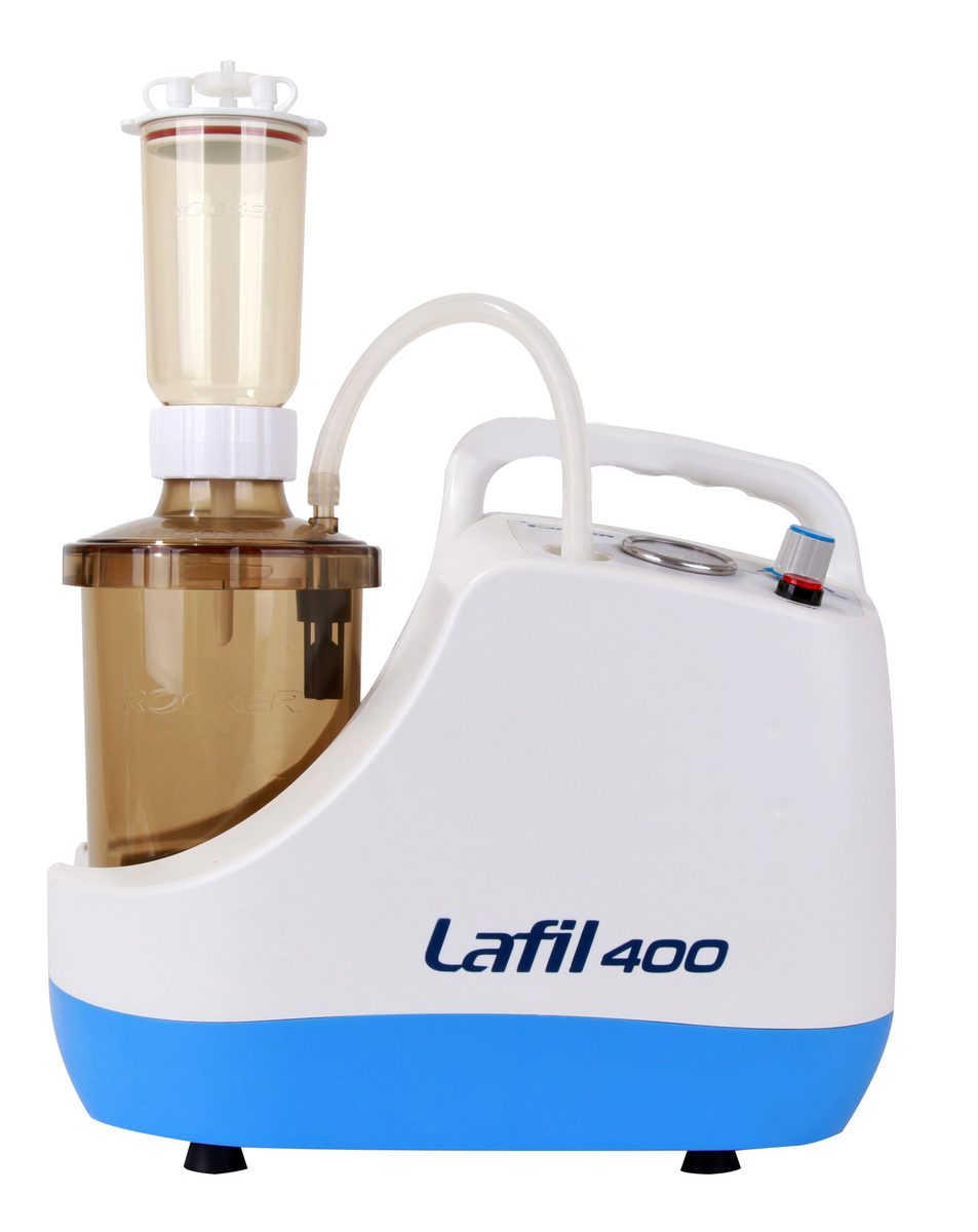 Lafil 400 vakuuma filtrācijas sistēma, 22/25 l/min, 720 mmHg, ar integrētu vakuuma sūkni