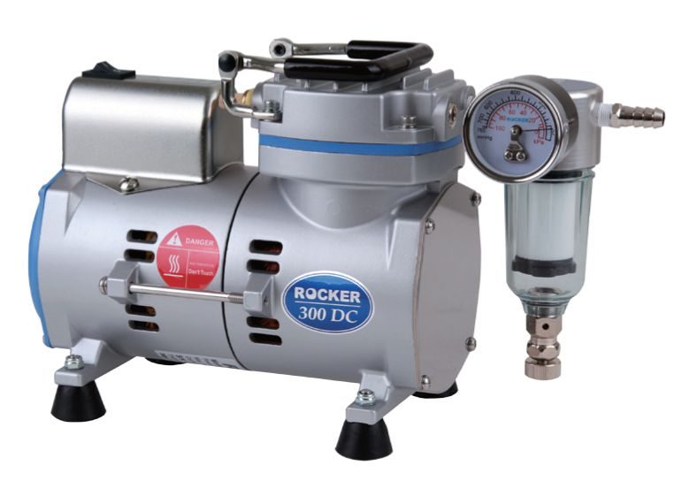 Rocker 300 DC vakuuma sūknis, 650 mmHg (146 mbar), 25 l/min