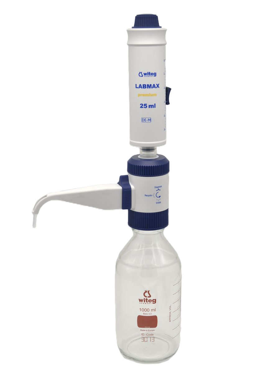 Pudeles augšdaļas dozators LABMAX premium