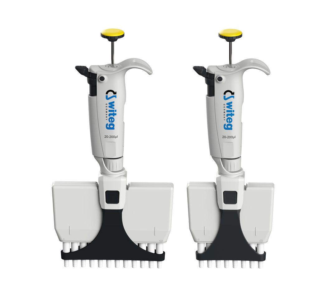 WITOPET premium vairākkanālu mikrolitru pipetes