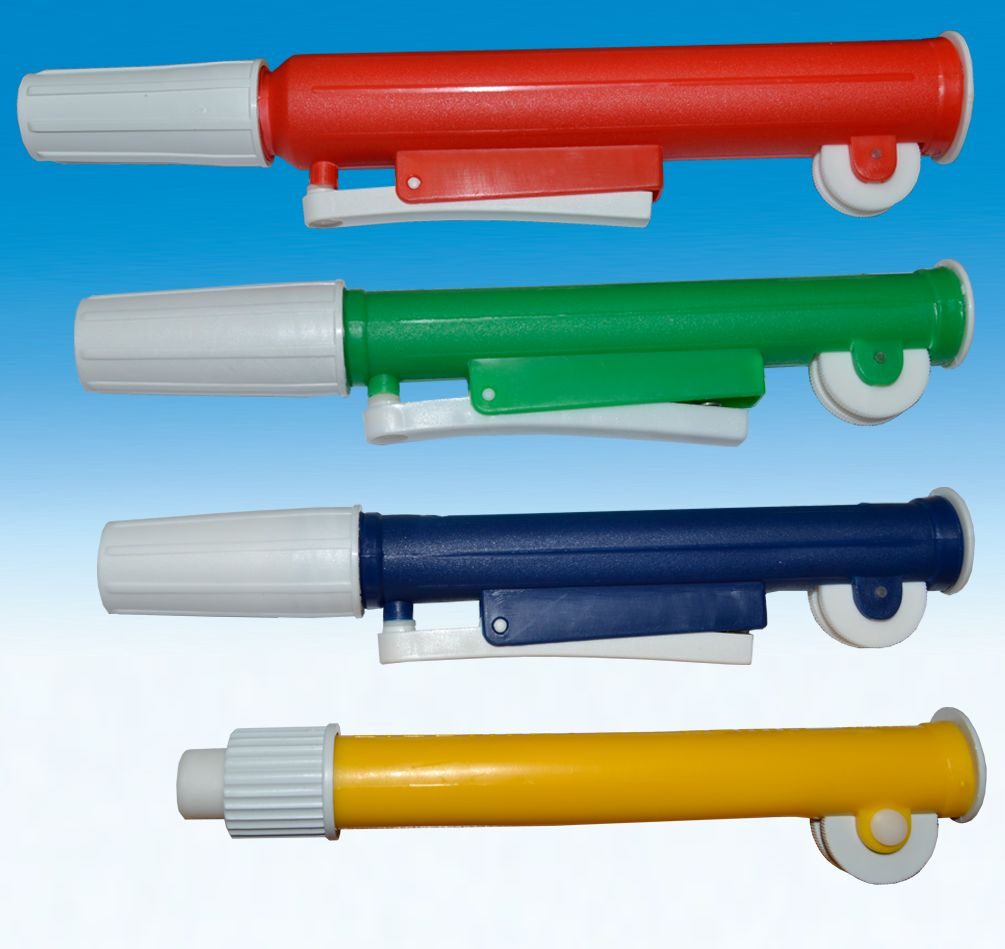 Pipetēšanas palīglīdzeklis „pi-pump“ ar ātro iztukšošanu