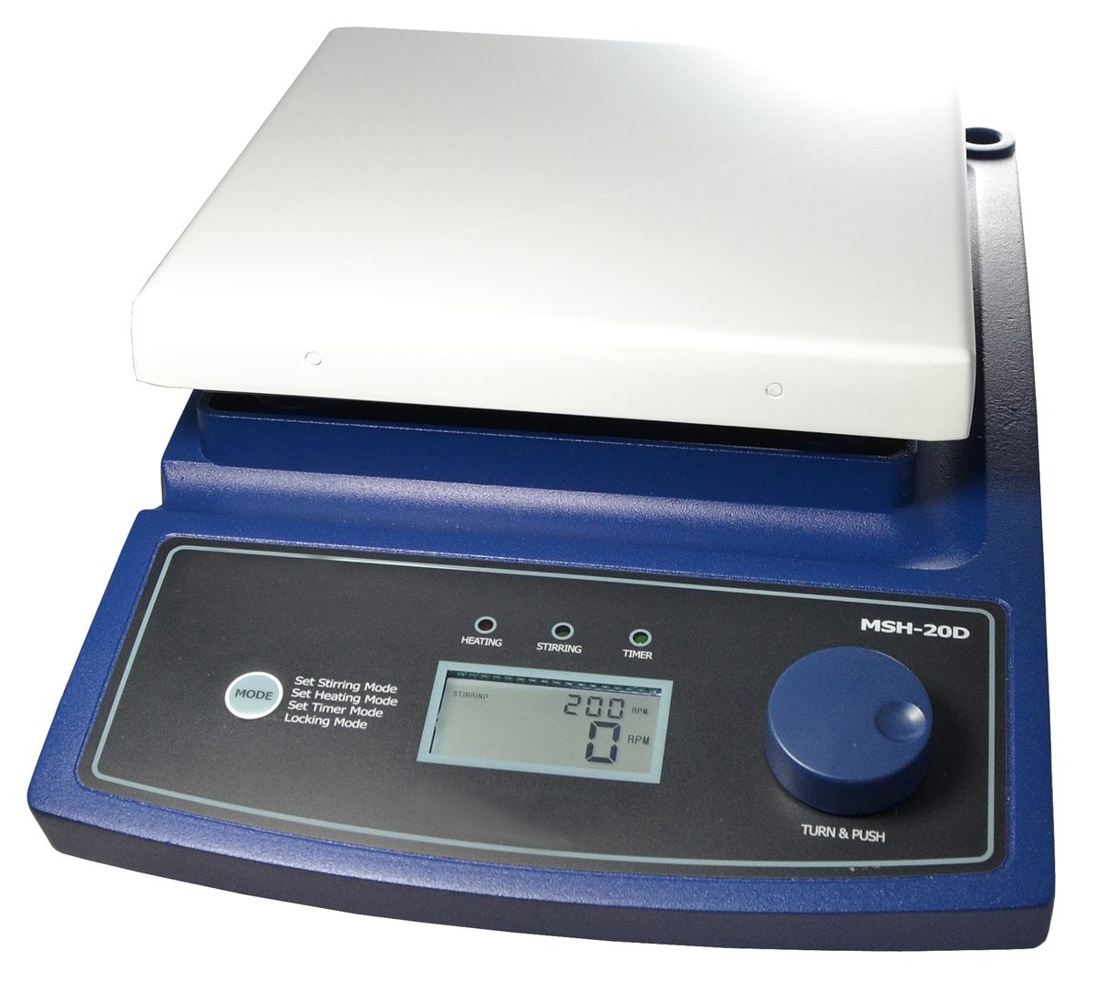 MSH-D Digital Hotplate Magnetic Stirrer, up to 380 °C, 80–1500 rpm