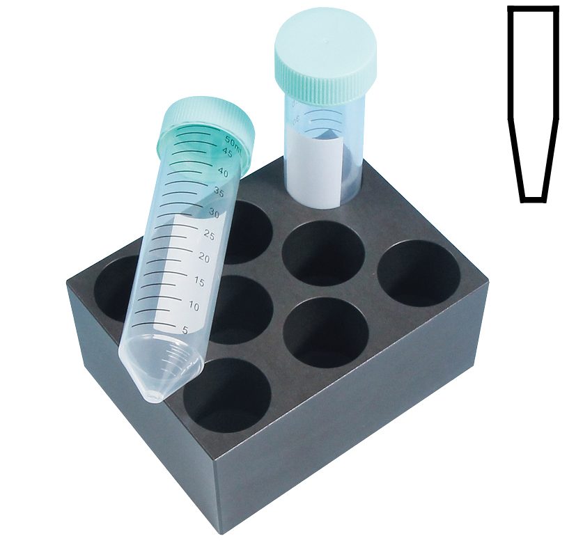 Dry bath (incubator) blocks, extraction tool and tongs