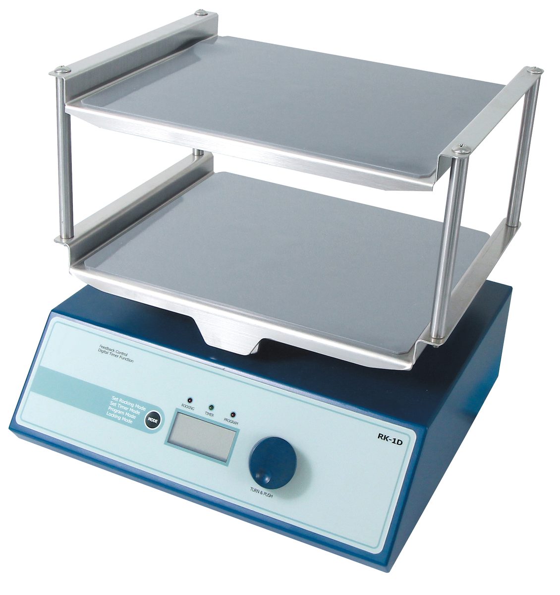Šūpojošais kratītājs RK, 5–50 apgr./min, ±6°/±9° slīpuma leņķis
