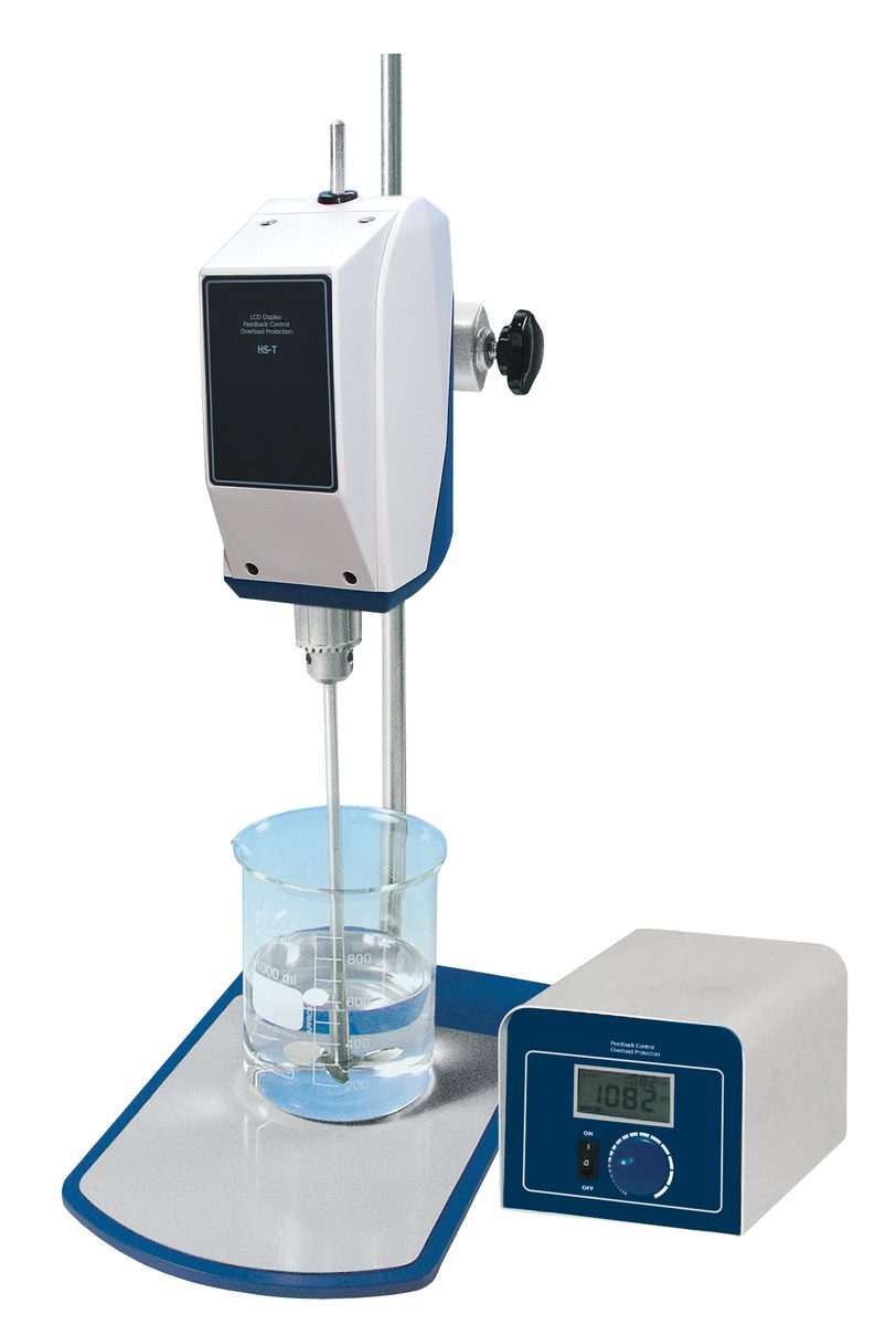 Augšējais maisītājs HS-T, ātrgaitas, 200–3000 apgr./min, 5000/10 000 mPas, digitāls, ārēja vadība